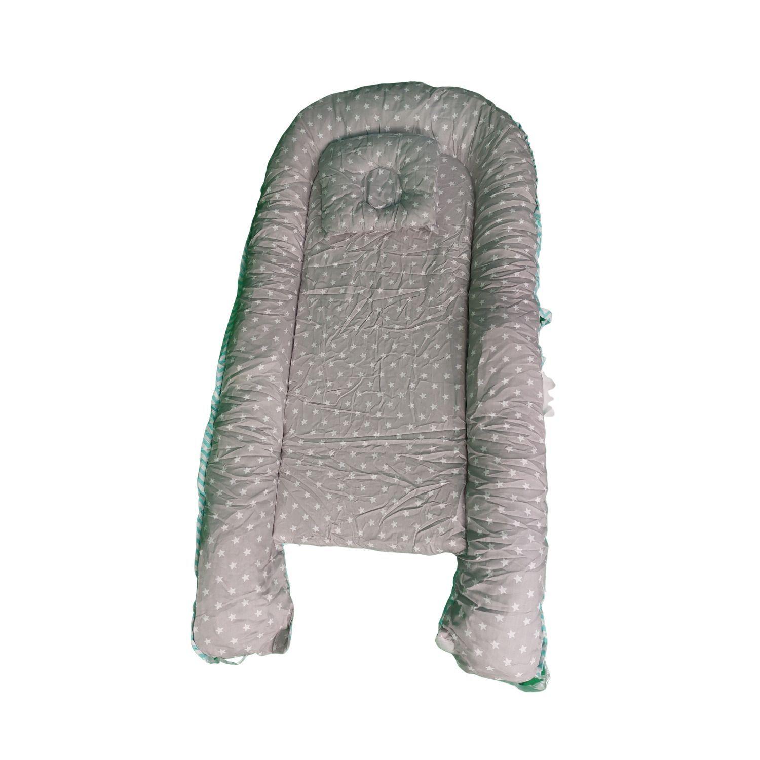 Cama Cojín Nido Colecho Con Almohada De Algodón Reforzada-3