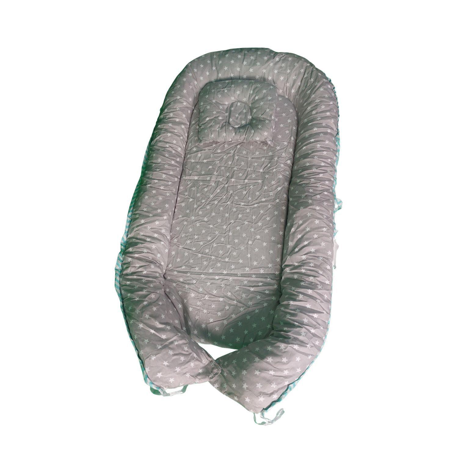 Cama Cojín Nido Colecho Con Almohada De Algodón Reforzada-4