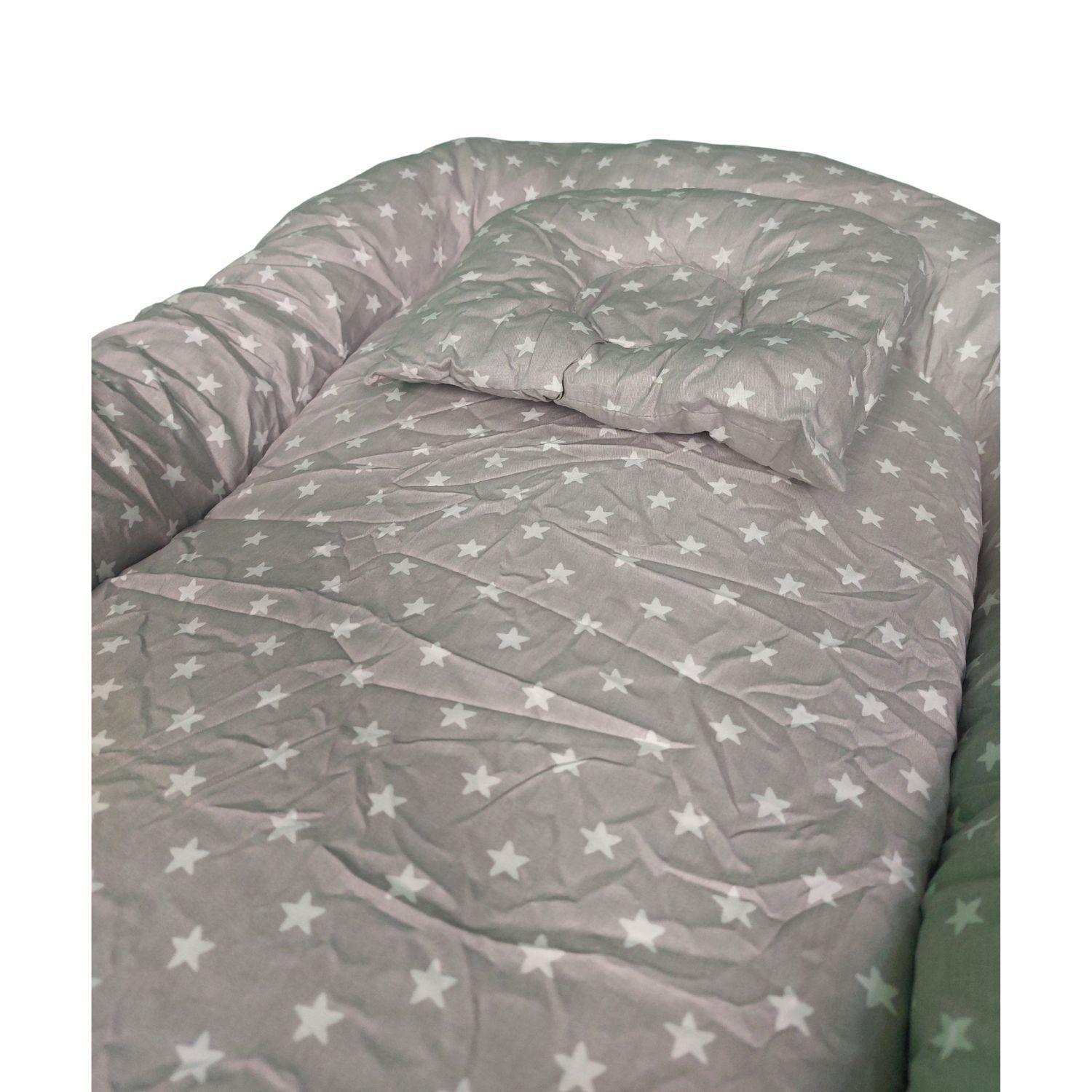 Cama Cojín Nido Colecho Con Almohada De Algodón Reforzada-5