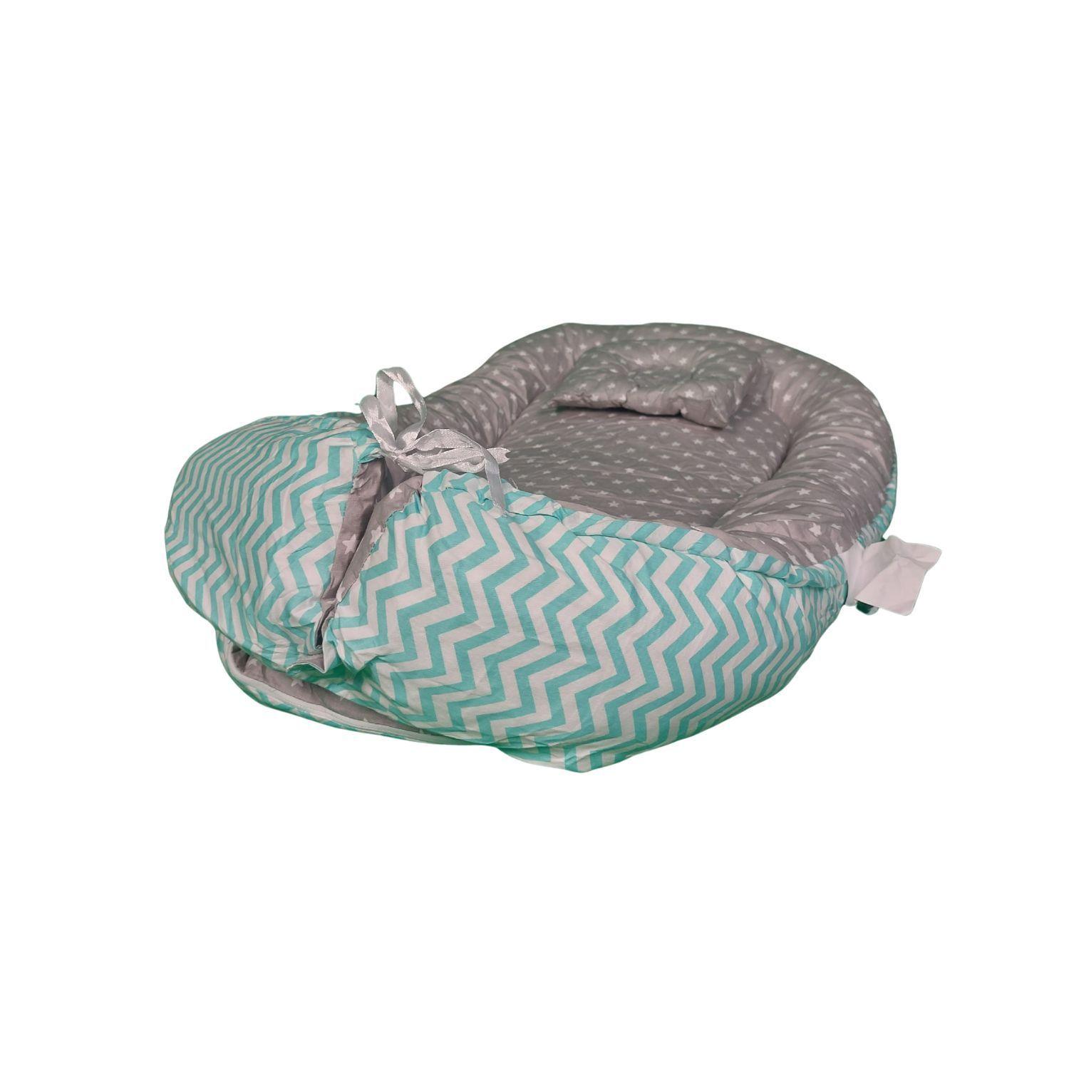 Cama Cojín Nido Colecho Con Almohada De Algodón Reforzada-7