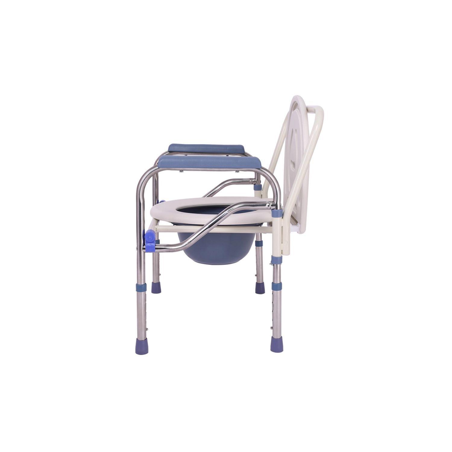 Baño Inodoro Wc Portátil Plegable Silla Ducha Adultos o Embarazadas-2