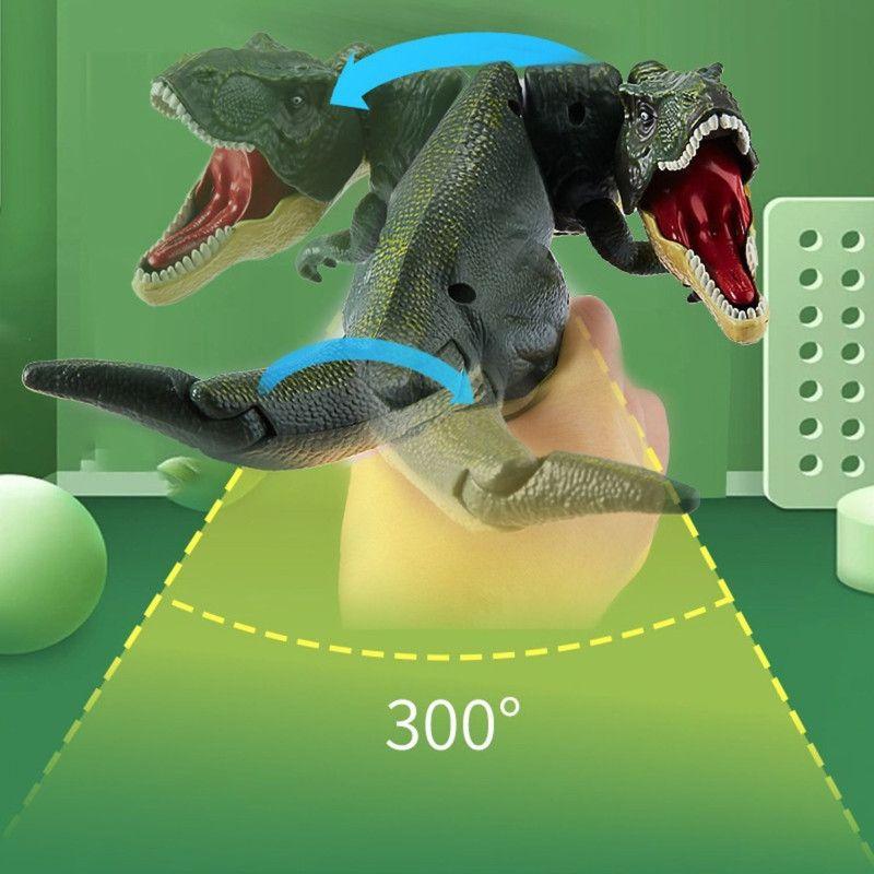 T-Rex Retráctil con Sonido Mordida Animada Mecánico y Compacto-5