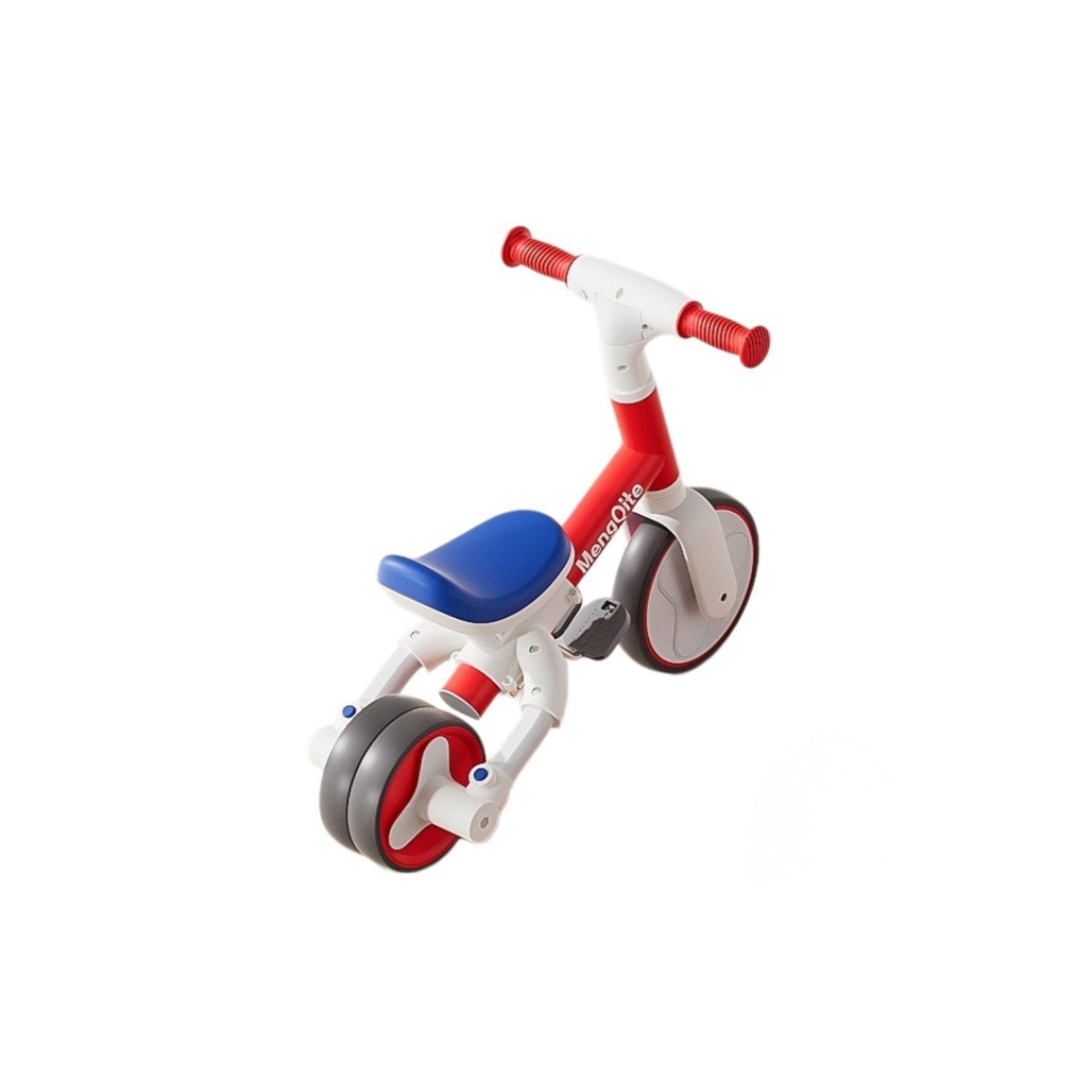 Triciclo Andador Bicicleta De Equilibrio 3 En 1 Para Niños Rojo-4