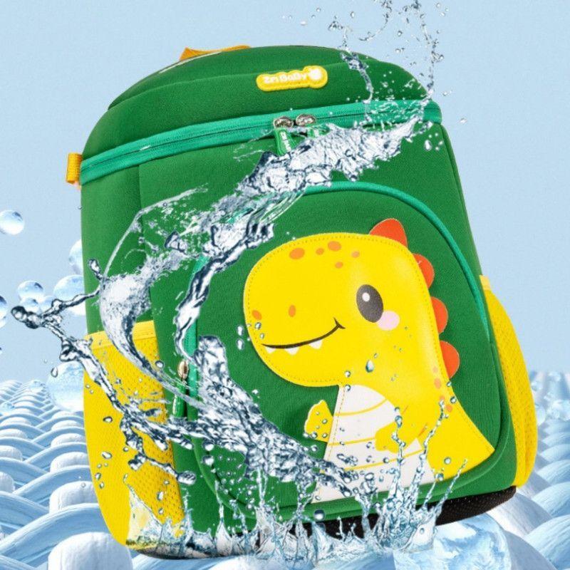 Mochila Escolar para Niños Diseño Lindo Dino Green S-2