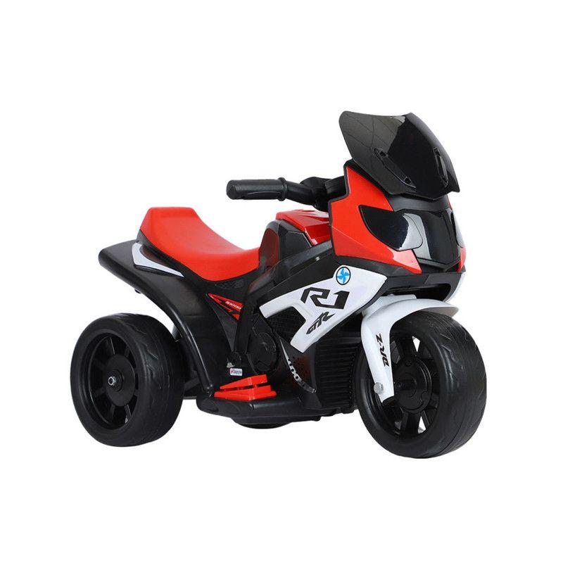 Moto Eléctrica Cool con Tres Ruedas Infantil Roja-0