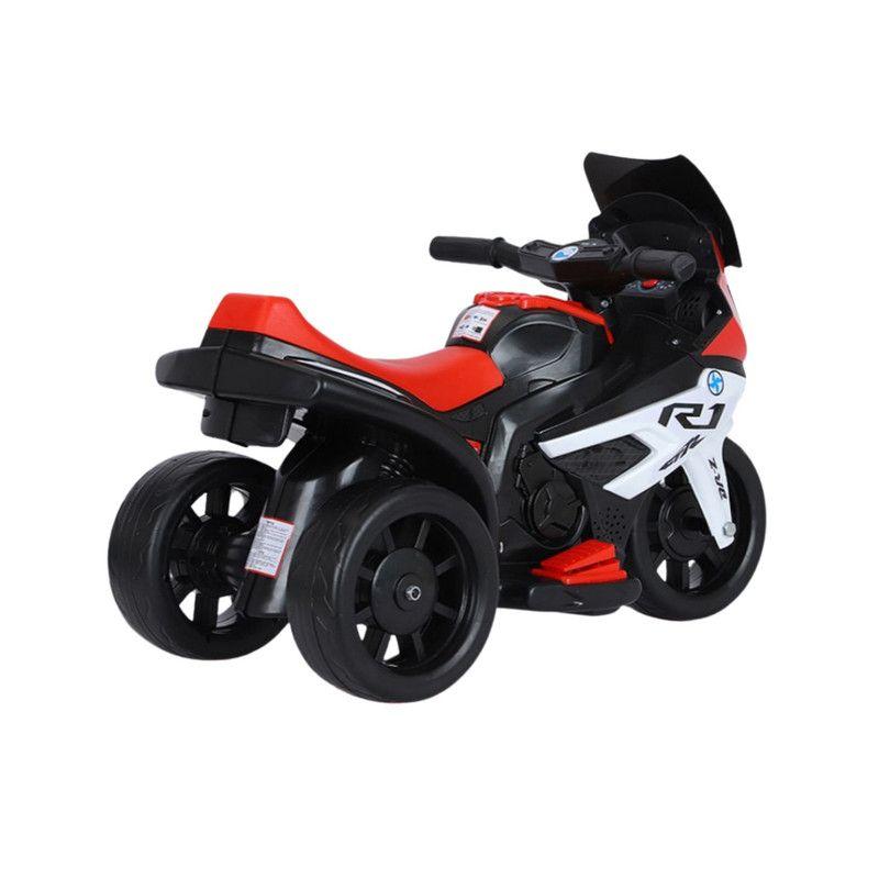 Moto Eléctrica Cool con Tres Ruedas Infantil Roja-1