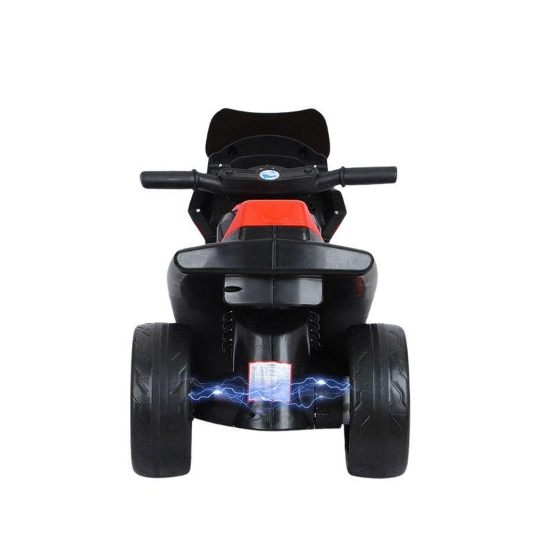 Moto Eléctrica Cool con Tres Ruedas Infantil Roja-2