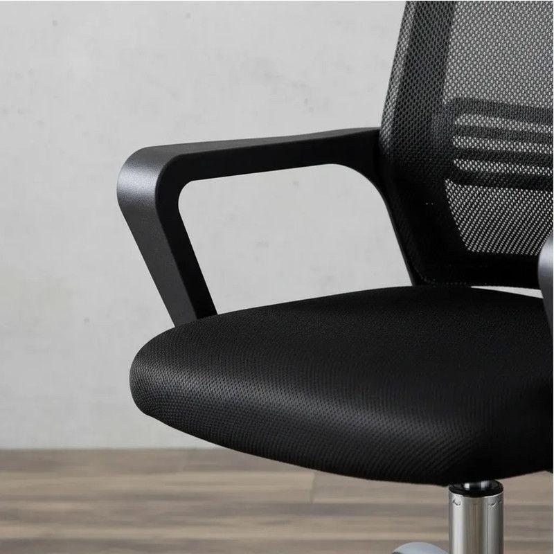 Silla Ejecutiva Ergonómica de Oficina con Apoyabrazos y Malla Transpirable-2