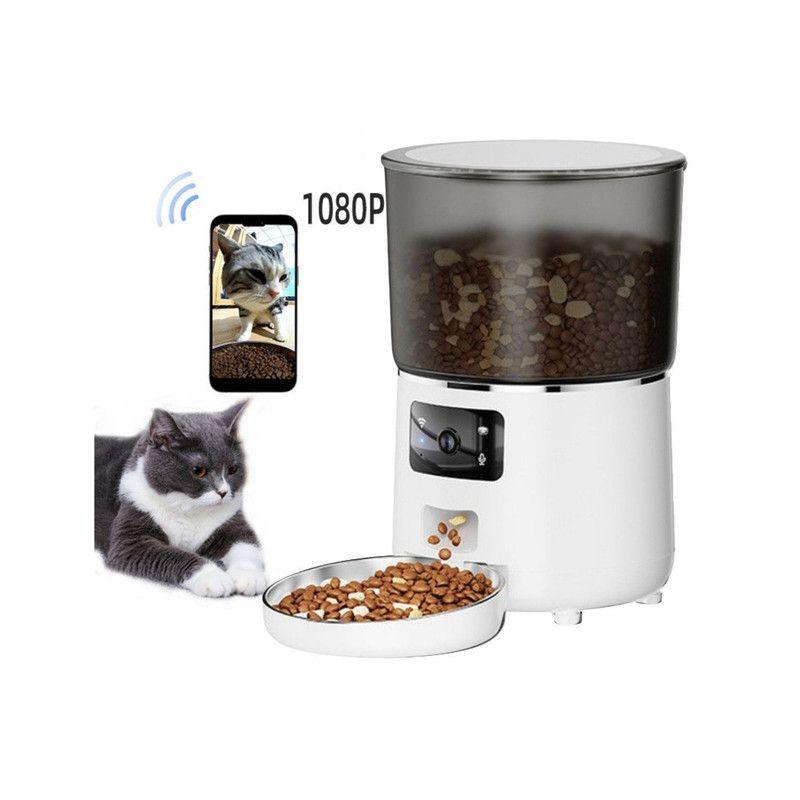 Dispensador Automático de Alimentos con Cámara WiFi 4L-2