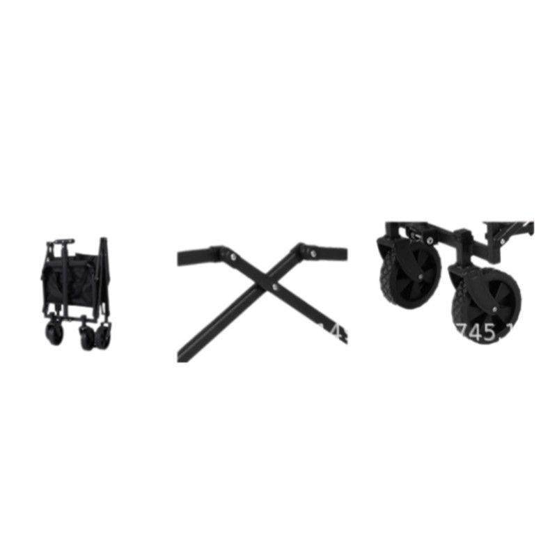 CARRITO PLEGABLE RUEDAS GRANDES 100KG PARA COMPRAS JARDIN Y CAMPING-4