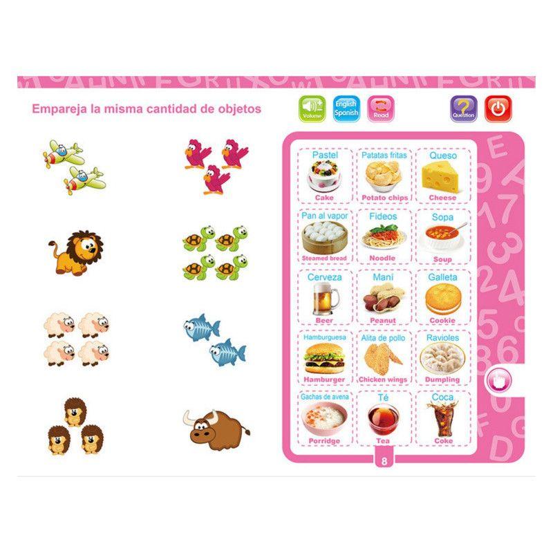 Libro Didáctico Interactivo Aprendizaje Bilingüe Para Niños-6