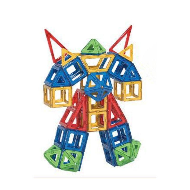 Bloques magnéticos de construcción 3D 84 piezas niños educativos STEM-1