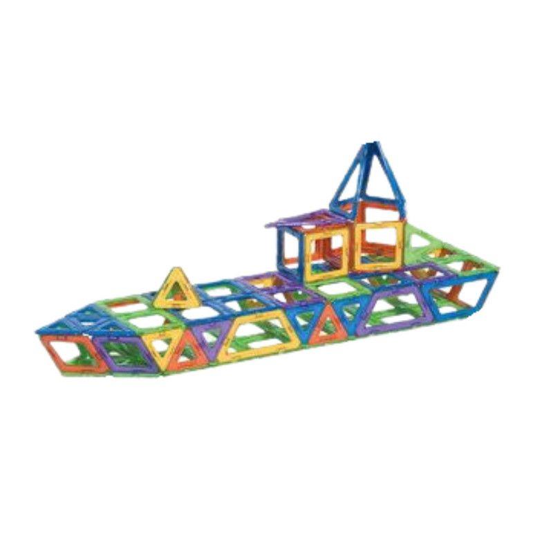 Bloques magnéticos de construcción 3D 84 piezas niños educativos STEM-2
