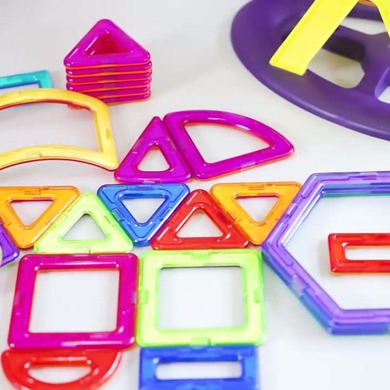 Bloques magnéticos de construcción 3D 84 piezas niños educativos STEM-7