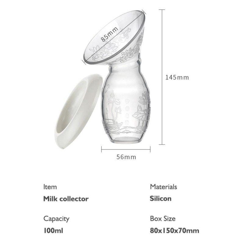 Extractor Colector De Leche Materna Manual Portátil 100ml-3
