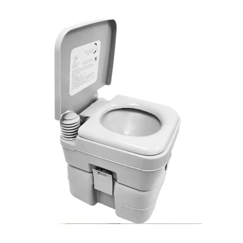 WC Químico Portátil 20L Camping Baño Antifugas Descarga 360-1