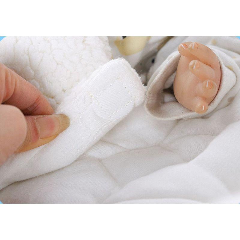 Saco Manta Envoltura De Dormir Bebe 0 a 3 Meses Blanco-3