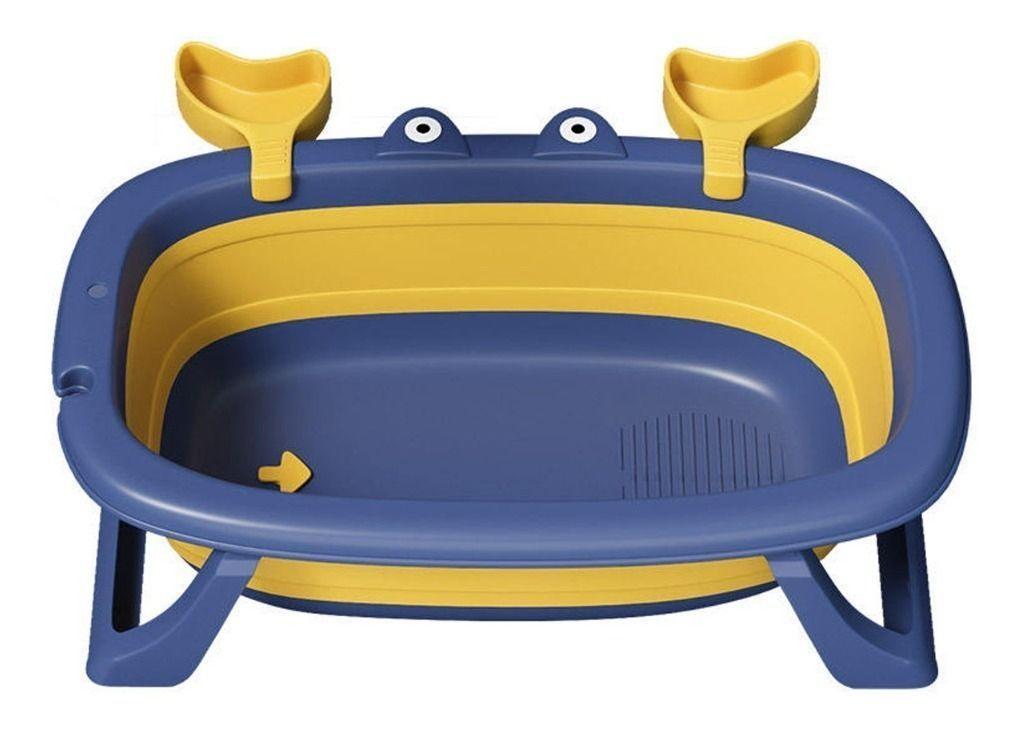 Bañera Plegable con Cojín, Termómetro y Juguetes-2