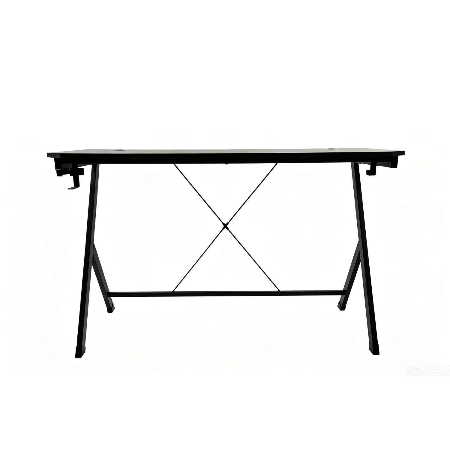 Escritorio Mesa Gamer Con Soportes Para Vaso Y Audífonos-5