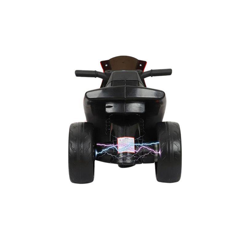 Moto Eléctrica Deportiva con Tres Ruedas Infantil Blanca-2