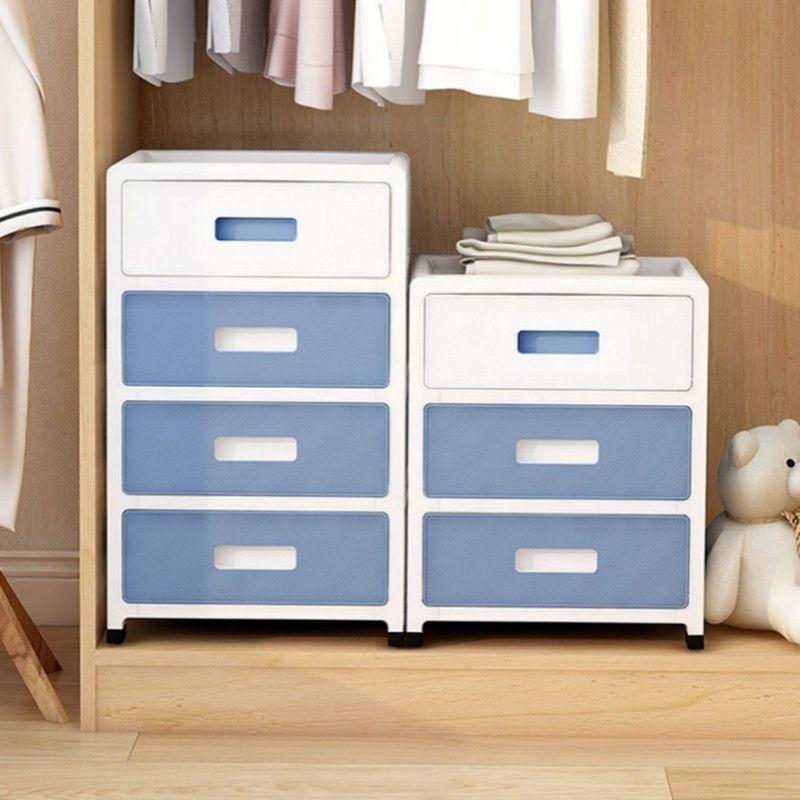 Cajonera Organizadora De Plástico Con Ruedas Multiuso 3 Cajones -3