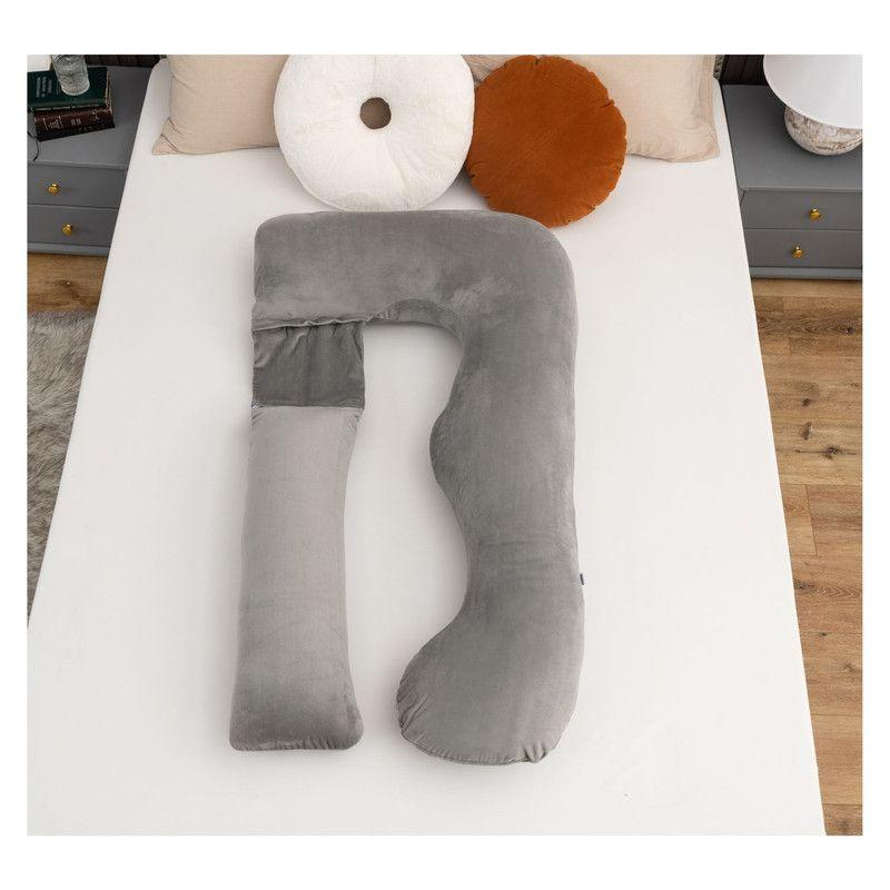 Almohada Maternal con Funda Extra Suave Lavable y Espacio para Brazo-4