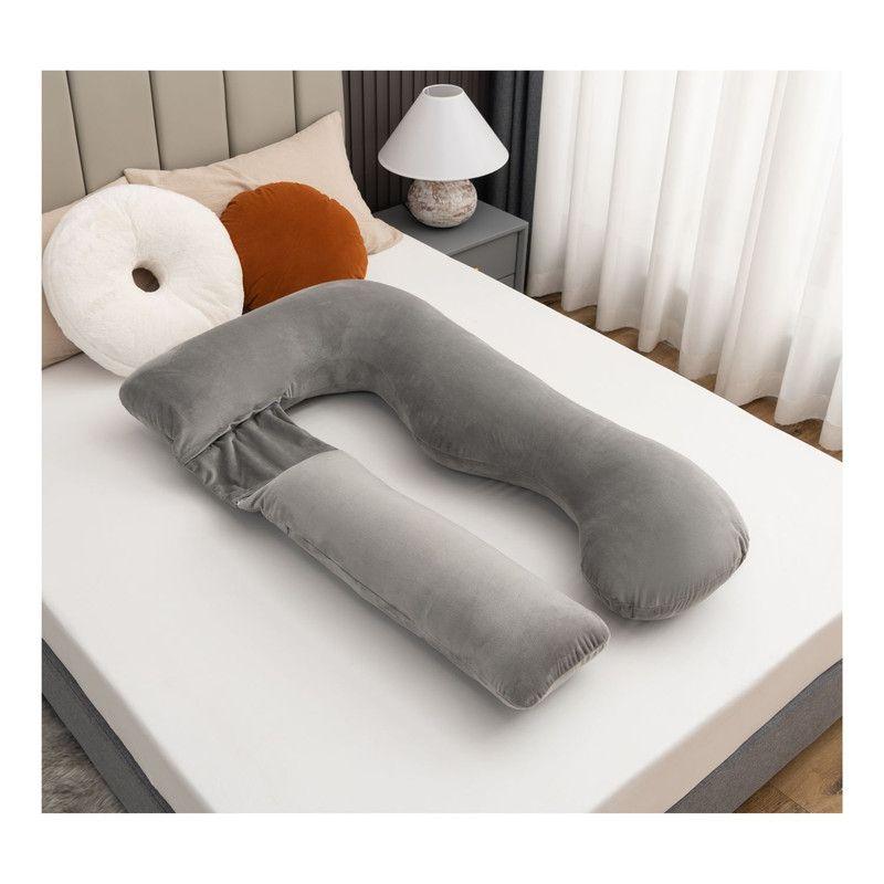 Almohada Maternal con Funda Extra Suave Lavable y Espacio para Brazo-5