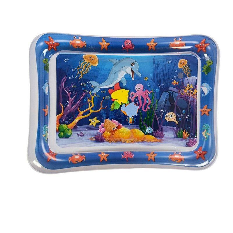 Alfombra de Agua Inflable Sensorial para Bebés - Acuario-2