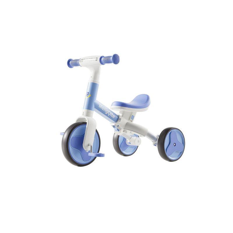 Triciclo Andador Bicicleta De Equilibrio 3 En 1 Para Niños Azul-0