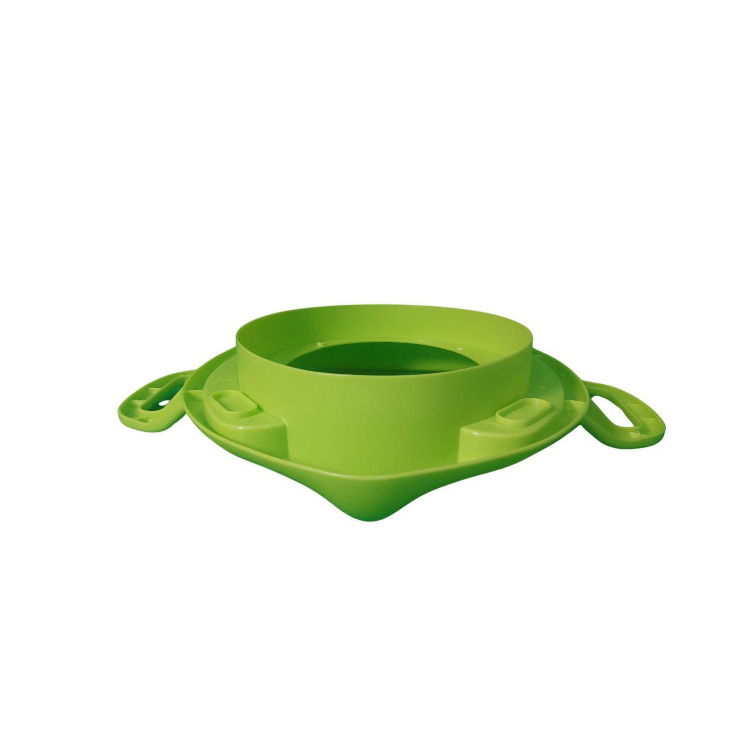 Adaptador para WC Suave y Acolchonado con Asas Bebé Verde-3