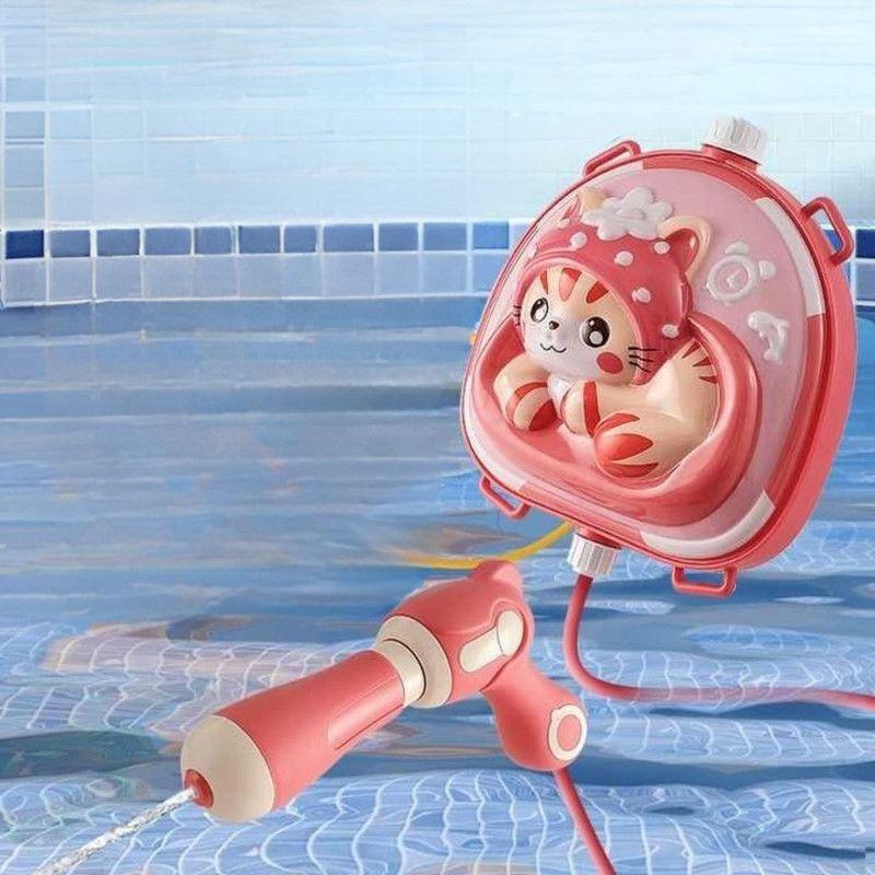Juguete Pistola Lanzador De Agua Con Mochila 2 Litros Gato-3