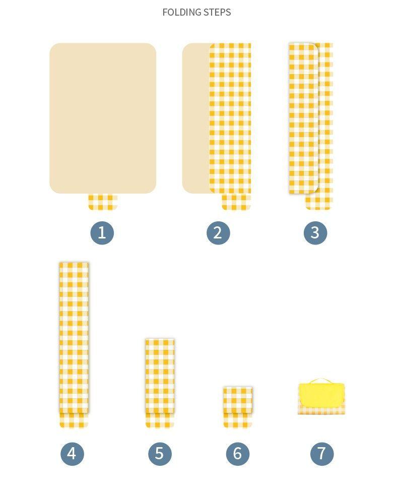 Manta Alfombra Para Picnic Camping Playa Impermeable-3