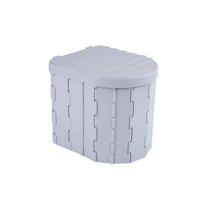 Inodoro Portátil Y Plegable Multiuso Para Camping Gris-2