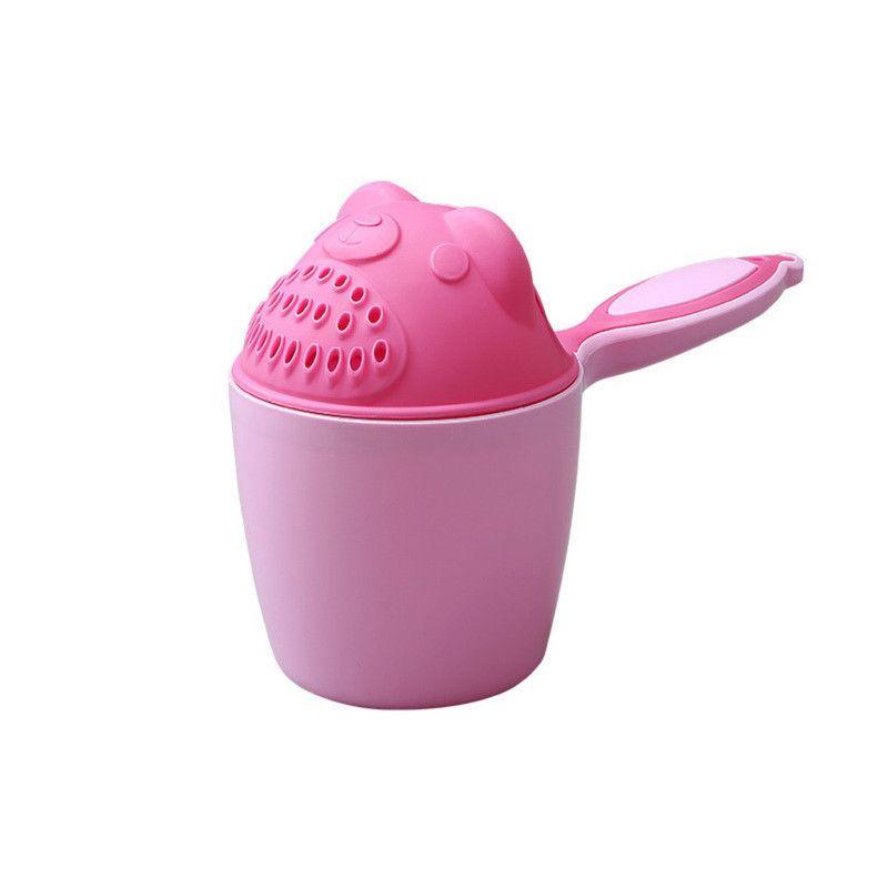 Juego de Regadera para el Baño Bebé y Niños Oso Rosa-0