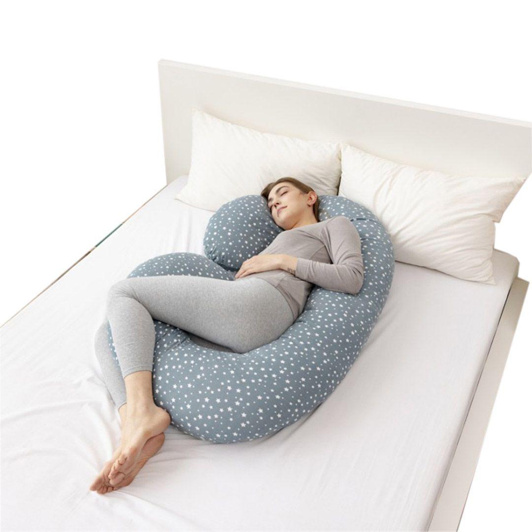 Cojín Almohada Maternal Con Funda Extra Suave Estrellas-2