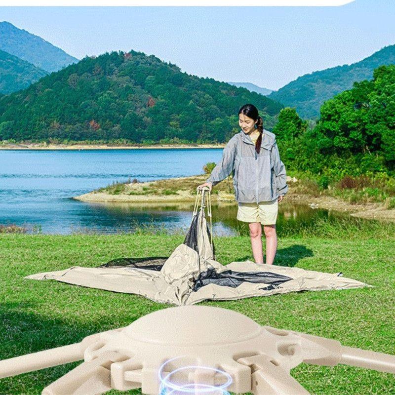 Carpa 3 Estaciones Modular para 6 Personas 3 EN 1 Incluye Toldo 8.5m2 Anti-UV-5