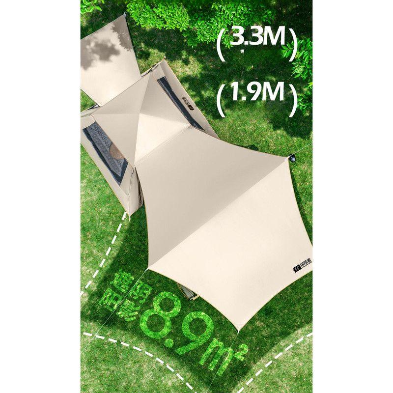 Carpa 3 Estaciones Modular para 6 Personas 3 EN 1 Incluye Toldo 8.5m2 Anti-UV-6