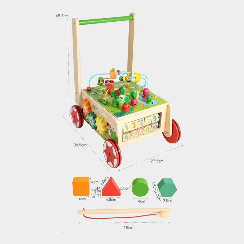 Andador Correpasillo Caminador Didáctico Carrito Multifuncional -5