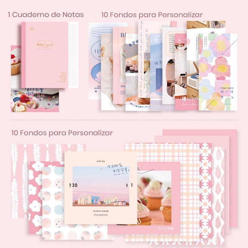 Libreta 256 Pág. Incluye 155 Piezas Para Anotar Y Destacar-3