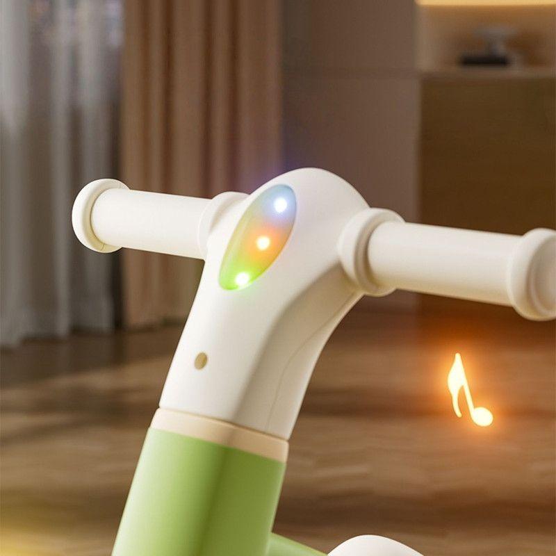Andador Correpasillos Infantil De Equilibrio Con Música Y Luces Verde-3