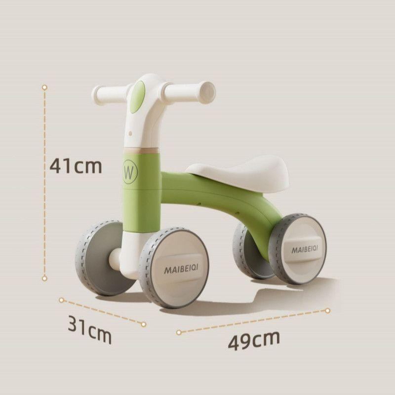 Andador Correpasillos Infantil De Equilibrio Con Música Y Luces Verde-4