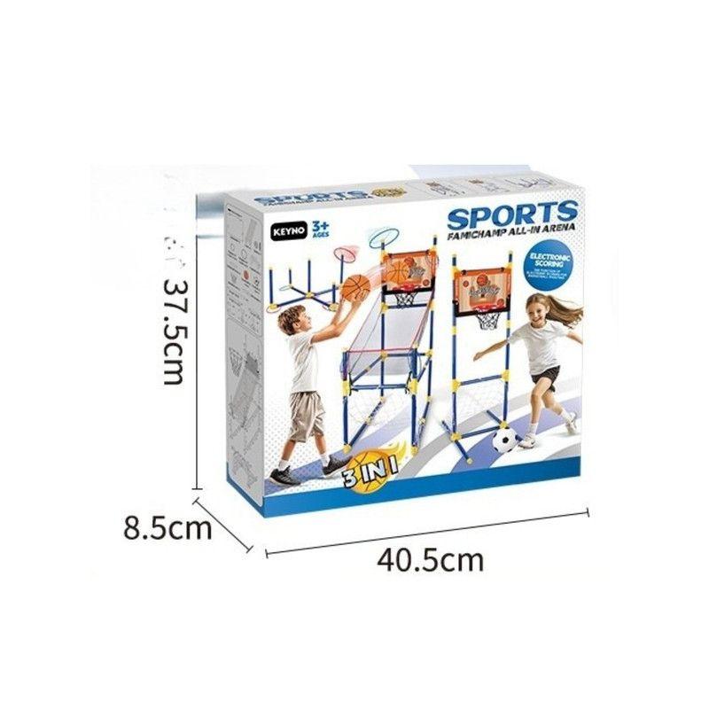 Set De Juegos Baloncesto Y Futbol Infantil Interior y Exterior-2