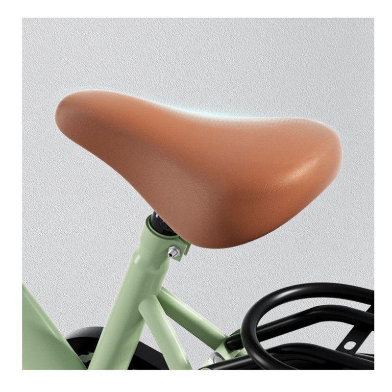Bicicleta Infantil Aro 12 Cesta y Rueda con luces Verde-4