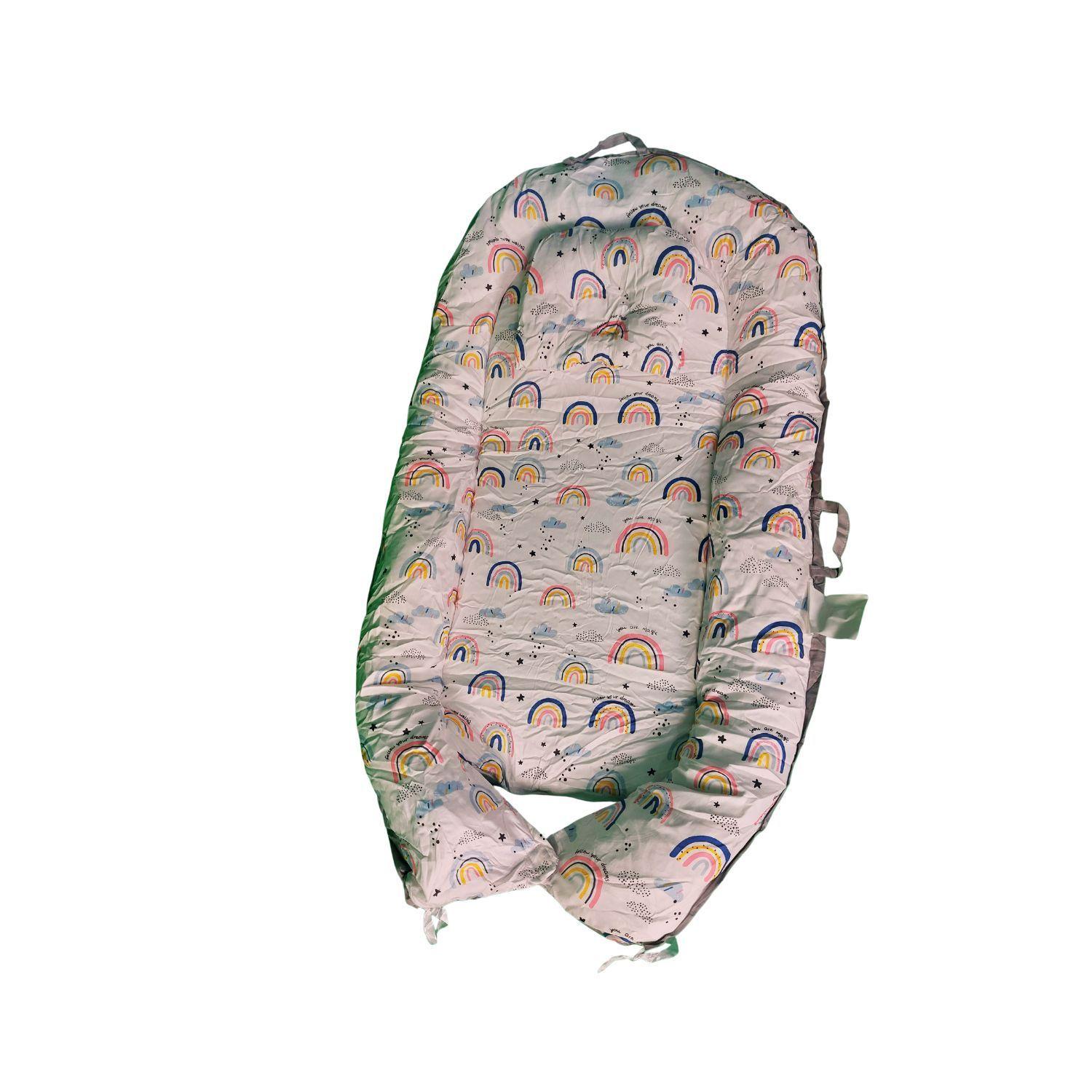 Cama Cojín Nido Colecho Con Almohada De Algodón Reforzada-5