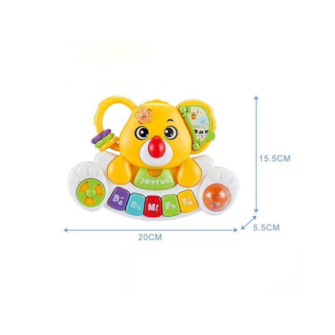 Juguete Didáctico Musical con Luces Para Bebé Amarillo-2