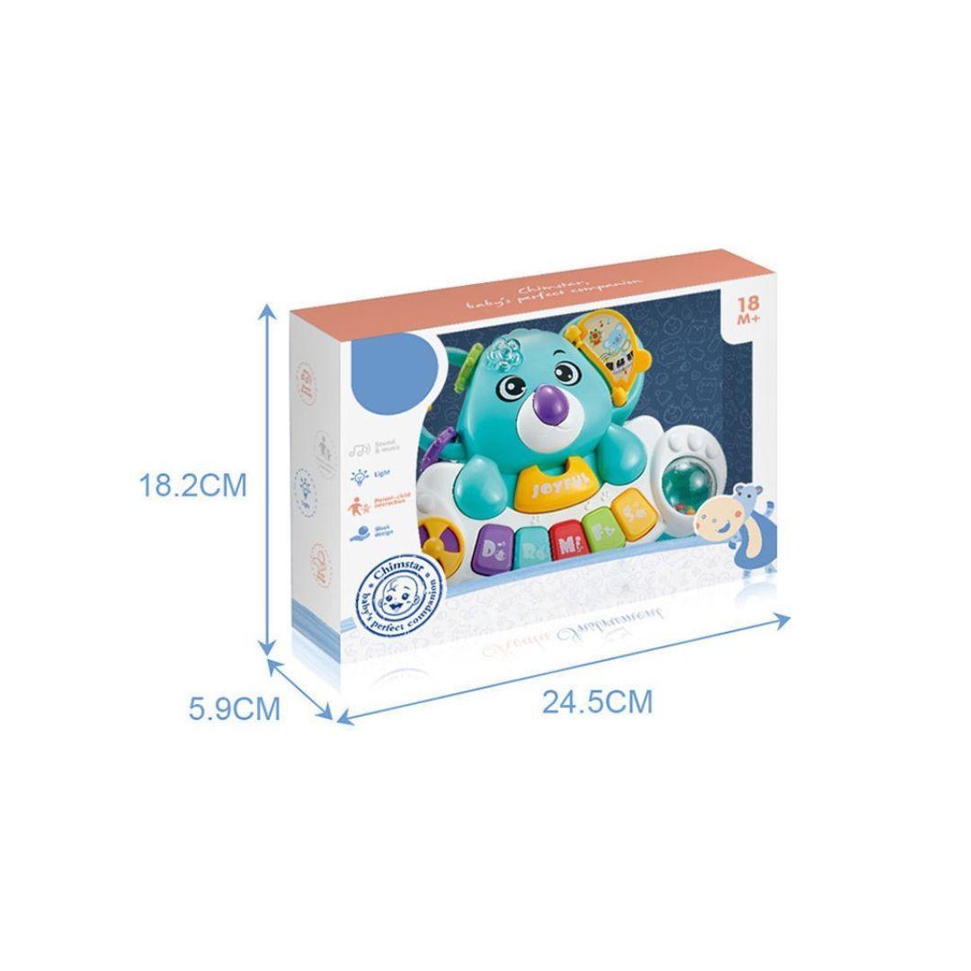 Juguete Didáctico Musical con Luces Para Bebé Amarillo-3