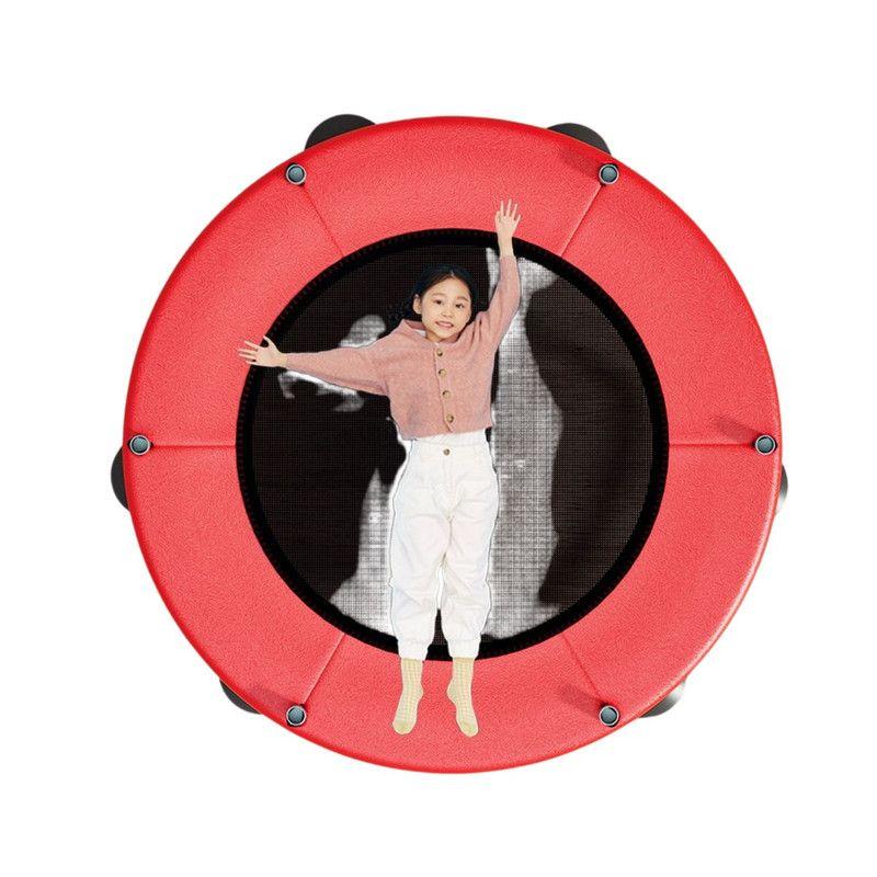 Mini Trampolín Cama Elástica 1.4M con 5 Juguetes Rojo-3