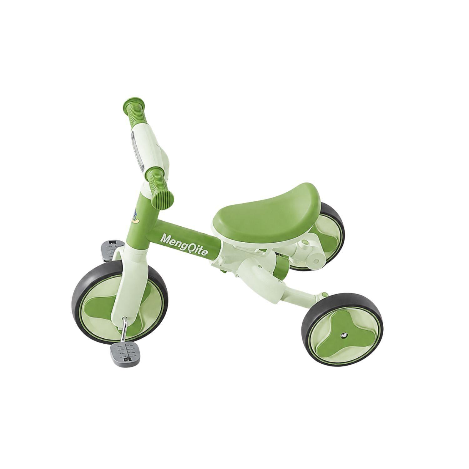 Triciclo Andador Bicicleta De Equilibrio 3 En 1 Para Niños Verde-4