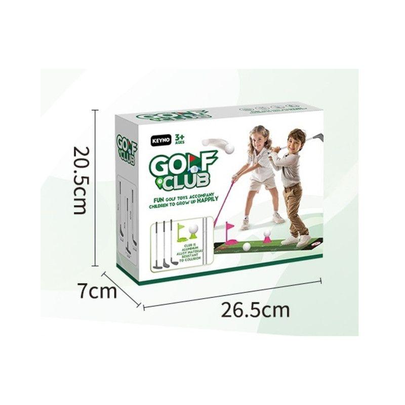 Set De Golf Para Niños Con Alfombra De Práctica Y Palo-2