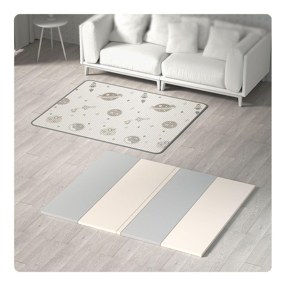 Corral Bebé 160CM con Alfombra Tobogán Aro y Caballo-6